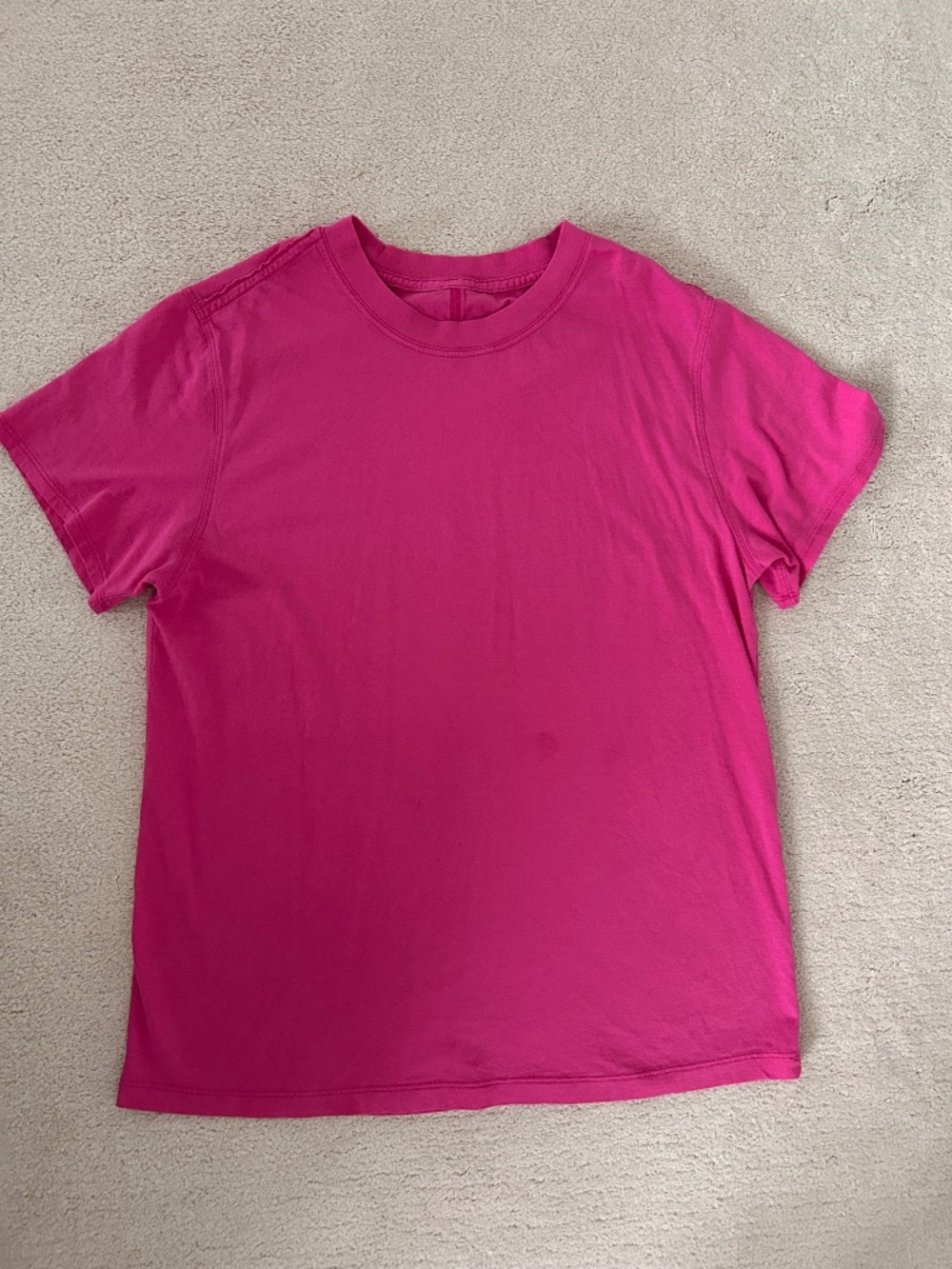 Lululemon pink cotton tee size 0 or 2